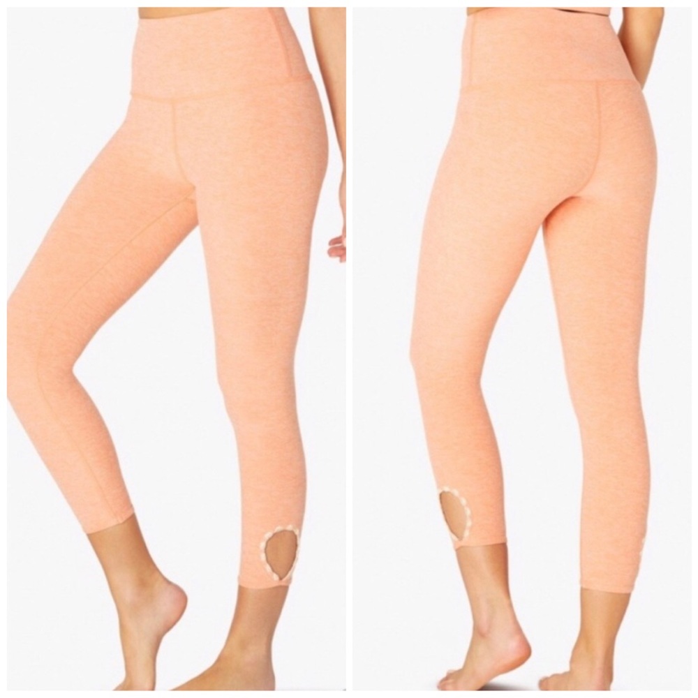 Beyond Yoga Peach Spacedye Leggings